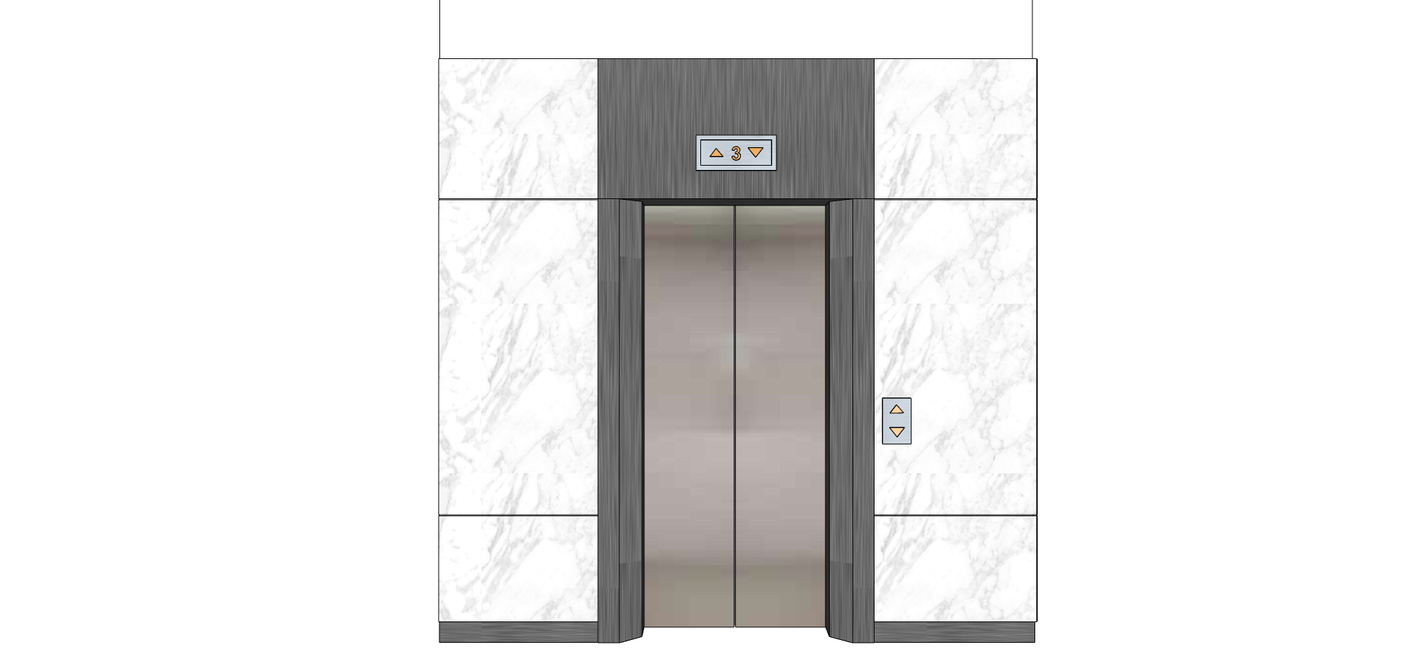 Elevator lift 3D SketchUp design models