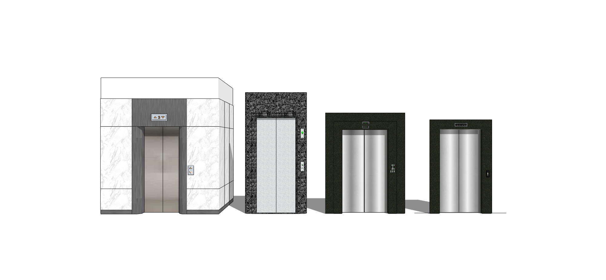 Elevator lift 3D SketchUp design models