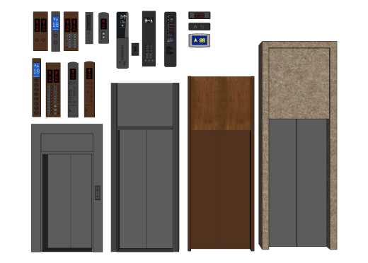 Elevator lift 3D SketchUp design models