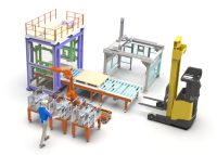 Automated Carton Sealing and Palletizing: Solidworks 3D Model Design