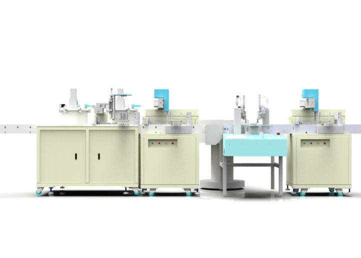 Automated Production Line with 3D Design Model of Dispensing Machine