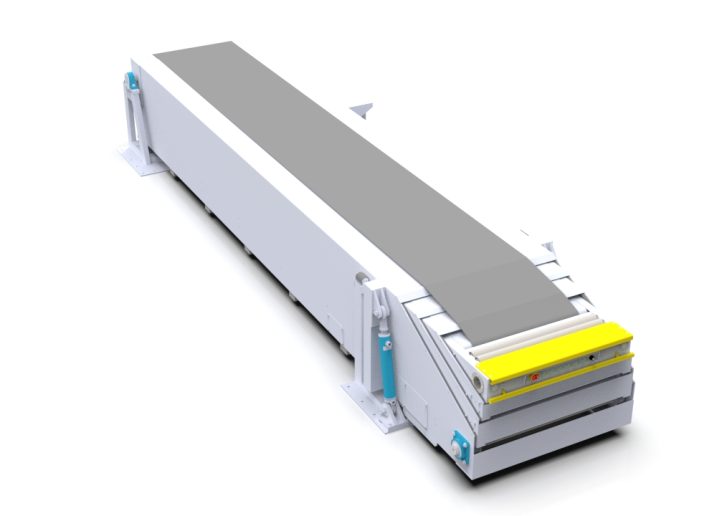 Telescopic belt conveyor 3D model design